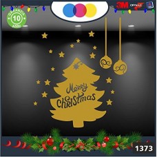 Vetrofanie natalizie e decorazioni di natale - SCRITTA MERRY CHRISTMAS - ALBERO DI NATALE E STELLE\ COLORE:ORO - DECORAZIONI NATALIZIE XMAS - STICKERS , decal ,addobbi , natale , christmas Cod 1373-2 Vetrofanie natalizie e decorazioni di natale - SCRITTA MERRY CHRISTMAS - ALBERO DI NATALE E STELLE\ COLORE:ORO - DECORAZIONI NATALIZIE XMAS - STICKERS , decal ,addobbi , natale , christmas Cod 1373-2