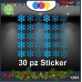 Vetrofanie natalizie e decorazioni di natale - FIOCCHI DI NEVE - SNOFLAKE - 30 PEZZI ,ADESIVI DI NATALE PER VETRINE - COLORE : CELESTE - MERRY CHRISTMAS- DECORAZIONI NATALIZIE XMAS - STICKERS , decal ,addobbi , natale , christmas - vertofanie natalizie e Vetrofanie natalizie e decorazioni di natale - FIOCCHI DI NEVE - SNOFLAKE - 30 PEZZI ,ADESIVI DI NATALE PER VETRINE - COLORE : CELESTE - MERRY CHRISTMAS- DECORAZIONI NATALIZIE XMAS - STICKERS , decal ,addobbi , natale , christmas - vertofanie natalizie e