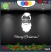 Vetrofanie natalizie e decorazioni di natale - BABBO NATALE HIPSTER - COLORE: BIANCO - DECORAZIONI NATALIZIE - XMAS - STICKERS , decal ,addobbi , natale , christmas ,vertofanie natalizie e decorazioni di natale Cod 1361 Vetrofanie natalizie e decorazioni di natale - BABBO NATALE HIPSTER - COLORE: BIANCO - DECORAZIONI NATALIZIE - XMAS - STICKERS , decal ,addobbi , natale , christmas ,vertofanie natalizie e decorazioni di natale Cod 1361