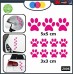 10 zampette adesive ADESIVI PER AUTO MOTO CASCHI - 3 adesivi 5X5 centimetri - 7 adesivi 3X3 centimetri - AUTO MACCHINA - NOVITà!! auto moto camper, stickers, decal Z-001-7 (FUCSIA) 10 zampette adesive ADESIVI PER AUTO MOTO CASCHI - 3 adesivi 5X5 centimetri - 7 adesivi 3X3 centimetri - AUTO MACCHINA - NOVITà!! auto moto camper, stickers, decal Z-001-7 (FUCSIA)