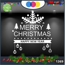 Vetrofanie natalizie e decorazioni di natale - SCRITTA MERRY CHRISTMAS - FIOCCO DI NEVE PALLINE DI NATALE - COLORE: BIANCO - DECORAZIONI NATALIZIE XMAS - STICKERS , decal ,addobbi , natale , christmas Cod 1369 Vetrofanie natalizie e decorazioni di natale - SCRITTA MERRY CHRISTMAS - FIOCCO DI NEVE PALLINE DI NATALE - COLORE: BIANCO - DECORAZIONI NATALIZIE XMAS - STICKERS , decal ,addobbi , natale , christmas Cod 1369