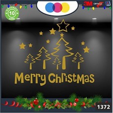 Vetrofanie natalizie e decorazioni di natale - SCRITTA MERRY CHRISTMAS - ALBERI DI NATALE \ COLORE:ORO - DECORAZIONI NATALIZIE XMAS - STICKERS , decal ,addobbi , natale , christmas Cod 1372-2 Vetrofanie natalizie e decorazioni di natale - SCRITTA MERRY CHRISTMAS - ALBERI DI NATALE \ COLORE:ORO - DECORAZIONI NATALIZIE XMAS - STICKERS , decal ,addobbi , natale , christmas Cod 1372-2