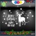 Vetrofanie natalizie e decorazioni di natale - SCRITTA MERRY CHRISTMAS - HAPPY NEW YEAR E RENNA \ COLORE:BIANCO - DECORAZIONI NATALIZIE XMAS - STICKERS , decal ,addobbi , natale , christmas Cod 1377 Vetrofanie natalizie e decorazioni di natale - SCRITTA MERRY CHRISTMAS - HAPPY NEW YEAR E RENNA \ COLORE:BIANCO - DECORAZIONI NATALIZIE XMAS - STICKERS , decal ,addobbi , natale , christmas Cod 1377
