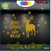 Vetrofanie natalizie e decorazioni di natale - SCRITTA MERRY CHRISTMAS - HAPPY NEW YEAR E RENNA\ COLORE:ORO - DECORAZIONI NATALIZIE XMAS - STICKERS , decal ,addobbi , natale , christmas Cod 1377-2 Vetrofanie natalizie e decorazioni di natale - SCRITTA MERRY CHRISTMAS - HAPPY NEW YEAR E RENNA\ COLORE:ORO - DECORAZIONI NATALIZIE XMAS - STICKERS , decal ,addobbi , natale , christmas Cod 1377-2