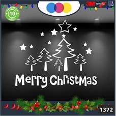 Vetrofanie natalizie e decorazioni di natale - SCRITTA MERRY CHRISTMAS - ALBERI DI NATALE E STELLE \ COLORE:BIANCO - DECORAZIONI NATALIZIE XMAS - STICKERS , decal ,addobbi , natale , christmas Cod 1372 Vetrofanie natalizie e decorazioni di natale - SCRITTA MERRY CHRISTMAS - ALBERI DI NATALE E STELLE \ COLORE:BIANCO - DECORAZIONI NATALIZIE XMAS - STICKERS , decal ,addobbi , natale , christmas Cod 1372