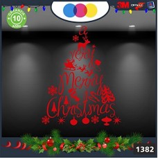 Vetrofanie natalizie e decorazioni di natale - SCRITTA MERRY CHRISTMAS AD ALBERO DI NATALE,RENNE E PUPAZZO DI NEVE\ COLORE:ROSSO - DECORAZIONI NATALIZIE XMAS - STICKERS , decal ,addobbi , natale , christmas Cod 1382-1 Vetrofanie natalizie e decorazioni di natale - SCRITTA MERRY CHRISTMAS AD ALBERO DI NATALE,RENNE E PUPAZZO DI NEVE\ COLORE:ROSSO - DECORAZIONI NATALIZIE XMAS - STICKERS , decal ,addobbi , natale , christmas Cod 1382-1