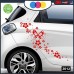 ADESIVI PER AUTO - FIORI E FARFALLE- AUTO MACCHINA - NOVITà!! auto moto camper, stickers, decal (ROSSO) ADESIVI PER AUTO - FIORI E FARFALLE- AUTO MACCHINA - NOVITà!! auto moto camper, stickers, decal (ROSSO)