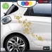 ADESIVI PER AUTO - FIORI E FARFALLE- AUTO MACCHINA - NOVITà!! auto moto camper, stickers, decal (DORATO) ADESIVI PER AUTO - FIORI E FARFALLE- AUTO MACCHINA - NOVITà!! auto moto camper, stickers, decal (DORATO)