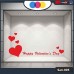 Vetrofania San Valentino - Cuori adesivi - Dimensioni 100X70 cm - rosso - Vetrine per negozi - love, san valentino, stickers, adesivi Vetrofania San Valentino - Cuori adesivi - Dimensioni 100X70 cm - rosso - Vetrine per negozi - love, san valentino, stickers, adesivi