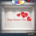 Vetrofania San Valentino - Cuori adesivi - rosso - Vetrine per negozi - love, san valentino, stickers, adesivi