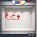 Vetrofania San Valentino - Cuori adesivi - rosso - Vetrine per negozi - love, san valentino, stickers, adesivi