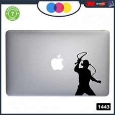 Adesivo - INDIANA JONES - Henry Walton Jones - PER TUTTI I MODELLI DI Mac Book Apple -ADESIVO ADATTO A OGNI TIPO DI COMPUTER