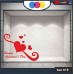Vetrofania San Valentino - Cuori adesivi - rosso - Vetrine per negozi - love, san valentino, stickers, adesivi