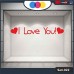 Vetrofania San Valentino - Cuori adesivi - rosso - Vetrine per negozi - love, san valentino, stickers, adesivi