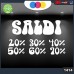 Vetrofanie - SALDI - 20%-30%-40%-50%-60%-70% (BIANCO) ADESIVI VETRINE NEGOZI - Vetrine negozi per saldi, stickers, adesivi Cod.1414 Vetrofanie - SALDI - 20%-30%-40%-50%-60%-70% (BIANCO) ADESIVI VETRINE NEGOZI - Vetrine negozi per saldi, stickers, adesivi Cod.1414