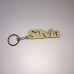 Portachiave in legno con gancio in metallo - personalizzato con nome (Silvia) Portachiave in legno con gancio in metallo - personalizzato con nome (Silvia)