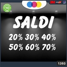 Vetrofanie -SALDI - 20%-30%-40%-50%-60%-70% (BIANCO) ADESIVI VETRINE NEGOZI - Vetrine negozi per saldi, stickers, adesivi Cod.1393 Vetrofanie -SALDI - 20%-30%-40%-50%-60%-70% (BIANCO) ADESIVI VETRINE NEGOZI - Vetrine negozi per saldi, stickers, adesivi Cod.1393