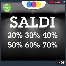 Vetrofanie - SALDI - 20%-30%-40%-50%-60%-70% (BIANCO) ADESIVI VETRINE NEGOZI - Vetrine negozi per saldi, stickers, adesivi Cod.1405 Vetrofanie - SALDI - 20%-30%-40%-50%-60%-70% (BIANCO) ADESIVI VETRINE NEGOZI - Vetrine negozi per saldi, stickers, adesivi Cod.1405