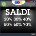 Vetrofanie - SALDI - 20%-30%-40%-50%-60%-70% (BIANCO) ADESIVI VETRINE NEGOZI - Vetrine negozi per saldi, stickers, adesivi Cod.1405 Vetrofanie - SALDI - 20%-30%-40%-50%-60%-70% (BIANCO) ADESIVI VETRINE NEGOZI - Vetrine negozi per saldi, stickers, adesivi Cod.1405