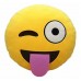 CUSCINO SMILE - LINGUACCIA - Emoji Smiley emoticon rotonda cuscino giocattolo Peluche Car Home Office Cushion Accessori Toy Pillow regalo (Linguaccia) CUSCINO SMILE - LINGUACCIA - Emoji Smiley emoticon rotonda cuscino giocattolo Peluche Car Home Office Cushion Accessori Toy Pillow regalo (Linguaccia)