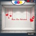 Vetrofania San Valentino - Cuori adesivi - Dimensioni 100X70 cm - rosso - Vetrine per negozi - love, san valentino, stickers, adesivi Vetrofania San Valentino - Cuori adesivi - Dimensioni 100X70 cm - rosso - Vetrine per negozi - love, san valentino, stickers, adesivi