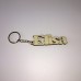 Portachiave in legno con gancio in metallo - personalizzato con nome (Elisa) Portachiave in legno con gancio in metallo - personalizzato con nome (Elisa)
