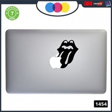 Adesivo -ROLLING STONES LOGO - PER TUTTI I MODELLI DI Mac Book Apple -ADESIVO ADATTO A OGNI TIPO DI COMPUTER