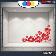 Vetrofania San Valentino - Cuori adesivi - rosso - Vetrine per negozi - love, san valentino, stickers, adesivi Vetrofania San Valentino - Cuori adesivi - rosso - Vetrine per negozi - love, san valentino, stickers, adesivi