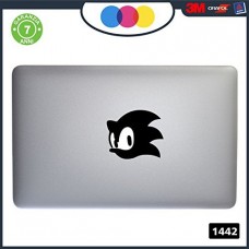Adesivo - SONIC THE EDGEHOG - SONIC - PER TUTTI I MODELLI DI Mac Book Apple -ADESIVO ADATTO A OGNI TIPO DI COMPUTER