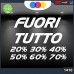 Vetrofanie - FUORI TUTTO - 20%-30%-40%-50%-60%-70% (BIANCO) ADESIVI VETRINE NEGOZI - Vetrine negozi per saldi, stickers, adesivi Cod.1410 Vetrofanie - FUORI TUTTO - 20%-30%-40%-50%-60%-70% (BIANCO) ADESIVI VETRINE NEGOZI - Vetrine negozi per saldi, stickers, adesivi Cod.1410
