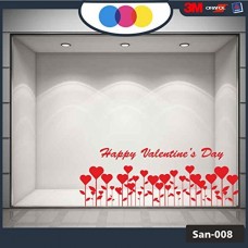 Vetrofania San Valentino - Cuori adesivi - Dimensioni 90X60 cm - rosso - Vetrine per negozi - love, san valentino, stickers, adesivi Vetrofania San Valentino - Cuori adesivi - Dimensioni 90X60 cm - rosso - Vetrine per negozi - love, san valentino, stickers, adesivi