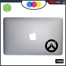 Adesivo - OVERWATCH LOGO - OVERWATCH - PER TUTTI I MODELLI DI Mac Book Apple -ADESIVO ADATTO A OGNI TIPO DI COMPUTER